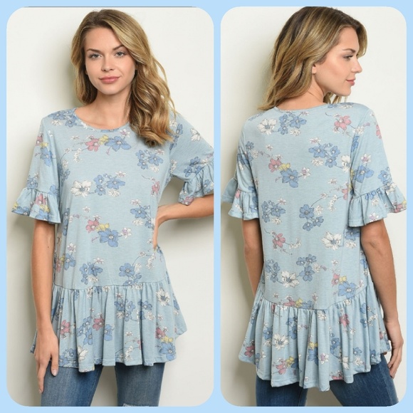 Tops - 🌴FLORAL TUNIC🌴